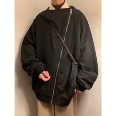 WY8119/P65秋装港风连帽卫衣男女oversize潮牌美式高街外套上衣，男装卫衣，电商A141