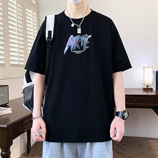 夏季男短袖t恤高品质多工艺发泡印大码T恤衫HF8397-P34，男装T恤，星座1206（原A206）