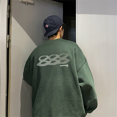 特P25控48秋冬新款男士圆领卫衣宽松休闲日常百搭上衣WQ2423，男装卫衣，电商B370