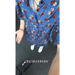 短袖衬衫男+短裤男套装男100%聚酯纤维M-5XL大码TZ78702P50控98