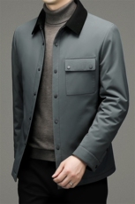新款男士羊毛棉服中年商务休闲保暖棉衣冬季加厚翻领男装外套，男装棉衣，电商B212（原钱塘6029）