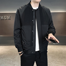 店主风秋季新款夹克外套男休闲百搭时尚棒球领男士夹克N816-P90，男装夹克，星座310B-3