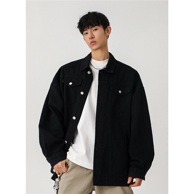 25款抖音品质牛仔夹克宽松韩版工装潮流水洗外套N991/P98/158，男装夹克，星座202