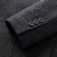 2023秋季新款中年西装领爸爸装商务单件男西服外套ASD2365-P180图片