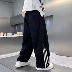 网络图现货秋季防水拼接绣花条纹冲锋裤RK111-P48，男装休闲裤，星座1005-4