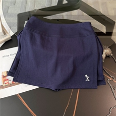 时尚运动套装裙女夏新款俏皮可爱蝴蝶结海军领短袖上衣裤裙两件套，女装套装/套裙，江南