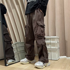 2025多口袋降落伞休闲工装裤高街休闲长裤现货K7249-P36，男装休闲裤，星座512-3