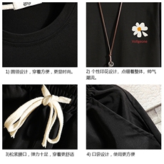 TD56059-P35短袖t恤套装男短裤两件套男装搭配一套帅气，男装T恤，电商A040A