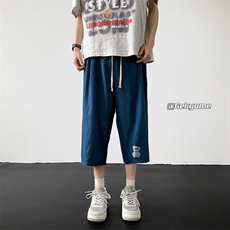 冰丝七分裤男大码速干短裤男五分裤QK72292-P25，男装休闲裤，电商A040