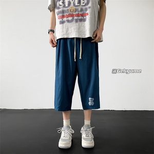 冰丝七分裤男大码速干短裤男五分裤 QK72292-P25图片