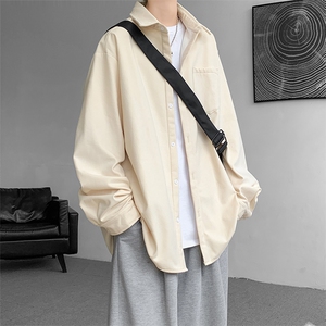 8XL-M 长袖衬衫男休闲牛津纺纯棉衬衣打底外套CS517P55控78图片