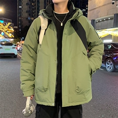 男士棉衣户外青少年连帽冲锋衣口袋棉服外套，男装棉衣，星座1206-1（原A206-1）
