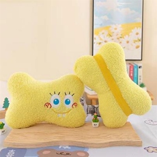 含天毛绒玩具 海宝靠枕