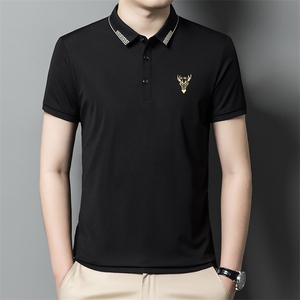 夏季短袖T恤男撞色上衣男士休闲免烫半袖POLO衫时尚体恤SW550-P63图片