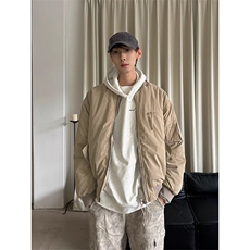 美式复古飞行服夹克男女春秋休闲短款bomber外套上衣LJK88966-P73，男装夹克，星座1008