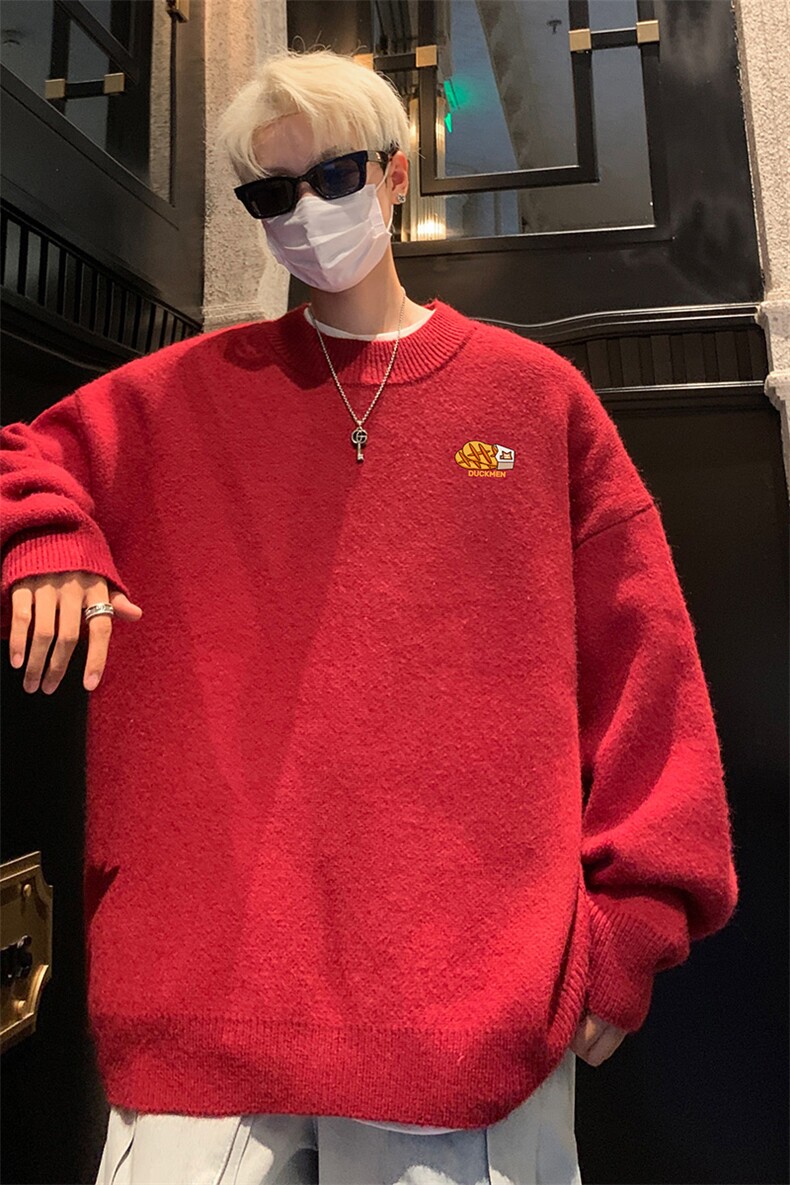 高质量！秋冬季半高领毛衣男士加绒加厚线衣针织衫男DMY502-特P38,男装针织衫/毛衣,电商B371