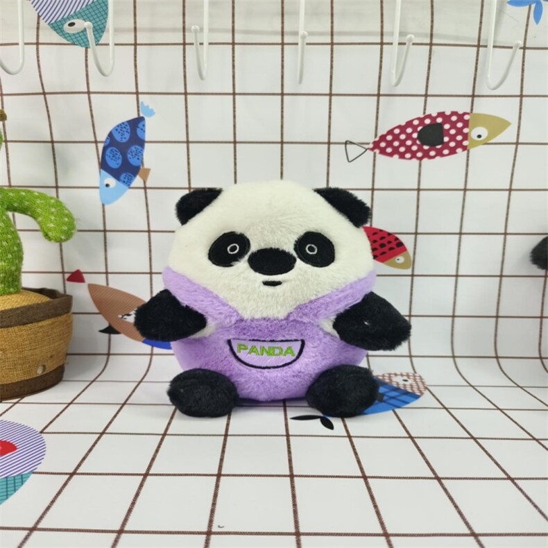 背带熊猫，鑫源毛绒玩具