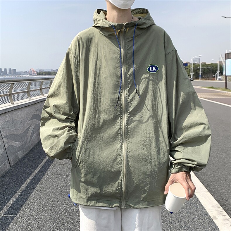 FS2309-P43控58夏季港风情侣防晒服外套薄款防晒衣UPF50+,男装防晒衣,电商A036A