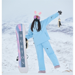 多巴胺穿搭防水防风滑雪裤套装男女同款保暖外套TZ033-P220控328图片