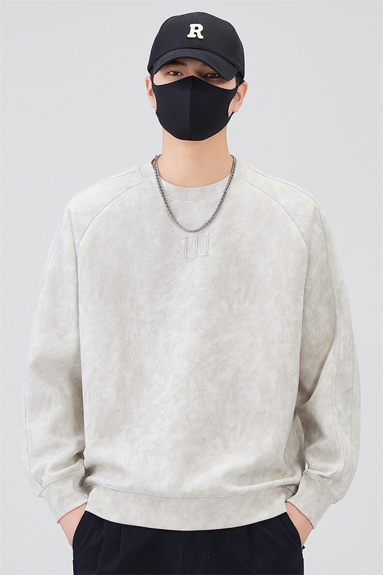 现货抖音数据2025新款秋季卫衣男B240-WY988020-P65,男装卫衣,电商B240