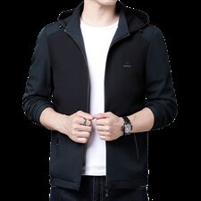 M2807钱塘2021-2春季男士连帽夹克商务高端男装P130控价不低238，男装夹克，钱塘207-2