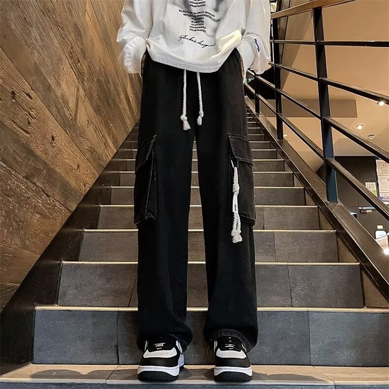美式牛仔裤男款秋季长裤潮NK858P46,男装牛仔裤,星座1116-2