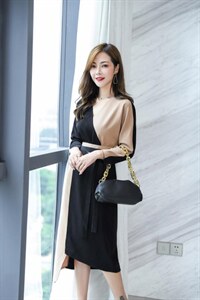 秋冬连衣裙图片