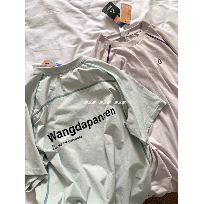 网图户外机能运动速干短袖夏季凉感男女情侣款T恤骑行服特P25，男装T恤，电商C306-1