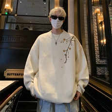 高质量！秋冬季半高领毛衣男加绒加厚线衣男针织衫男MY216-特p38，男装针织衫/毛衣，电商B367
