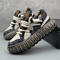 X4936-p355春季新款时尚潮鞋拼接休闲男鞋厚底板鞋男，男鞋休闲鞋，星座1407-3