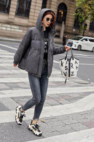 韩版下摆抽邹棉衣，女装棉衣/棉服，依水云阁