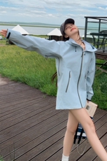【大货已出】硬壳三合一高端冲锋衣2C081-7703P235K328，女装短外套，2C081