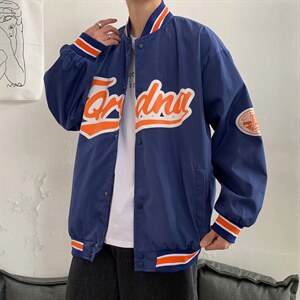 春秋外套男ins棒球服韩版潮流潮牌情侣学生港风百搭夹克HY052-p65，男装夹克，星座1008-2