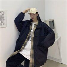 518-J秋季中性夹克男女港风外套潮流百搭，男装夹克，星座507