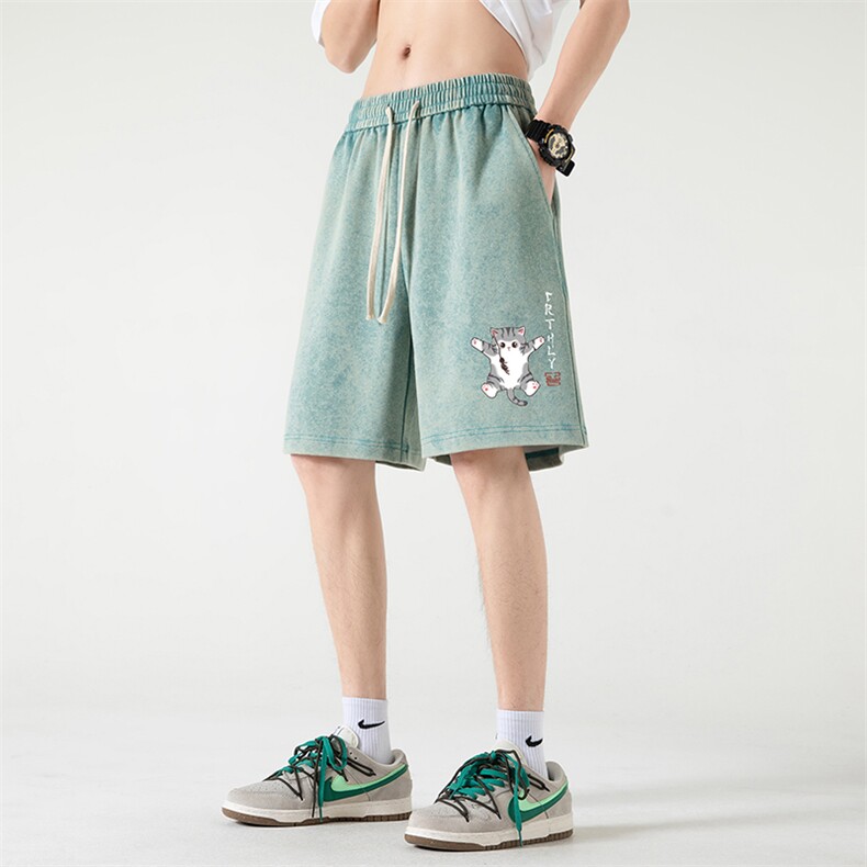 2023夏季薄款男士五分休闲简单时尚潮流运动短裤XD22937-P45,男装休闲裤,电商A042