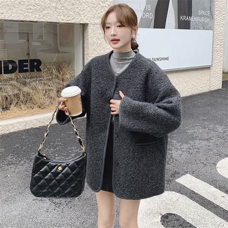 小香风气质加棉外套女棉衣2025冬季新款显瘦保暖加厚棉服,女装棉衣/棉服,浙宝108