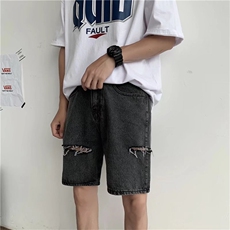 潮流春季牛仔裤男牛仔短裤D661P33，男装牛仔裤，星座1116-2