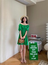 布连衣裙，女装连衣裙，安玖拉