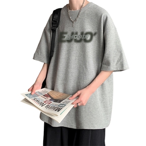 华夫格！港风华夫格短袖T恤男士半袖男五分袖体恤衫男HT120-P25图片