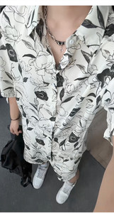 短袖衬衫男+短裤男套装男100%聚酯纤维M-5XL大码TZ78709P50控98图片