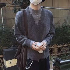 春秋薄款精纺羊毛针织衫长袖毛衣宽松半高领打底衫纯色内搭上衣，男装T恤，星座218-8