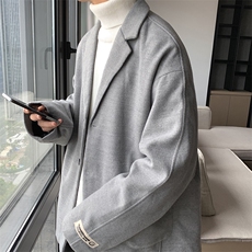 2025秋冬装新款毛呢男士西服呢料小西装外套JK858-P85控108元，男装西服套装，电商A006