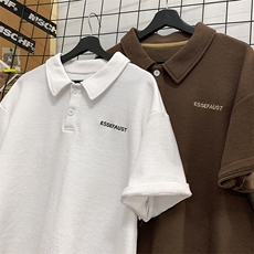 主推华夫格刺绣翻领polo衫短袖男T恤X416b-1-DT508-P40限58，男装T恤，星座416B-1
