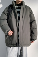 男士宽松防风防水加厚棉袄面包服DSA157B-M8808-P75，鞋类箱包手腕包，电商A157B