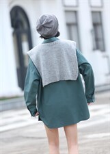 披肩衬衫，女装衬衫，极品红颜