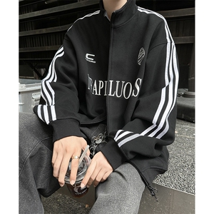 F548 P 55秋装男装休闲卫衣时尚宽松外套运动男装图片
