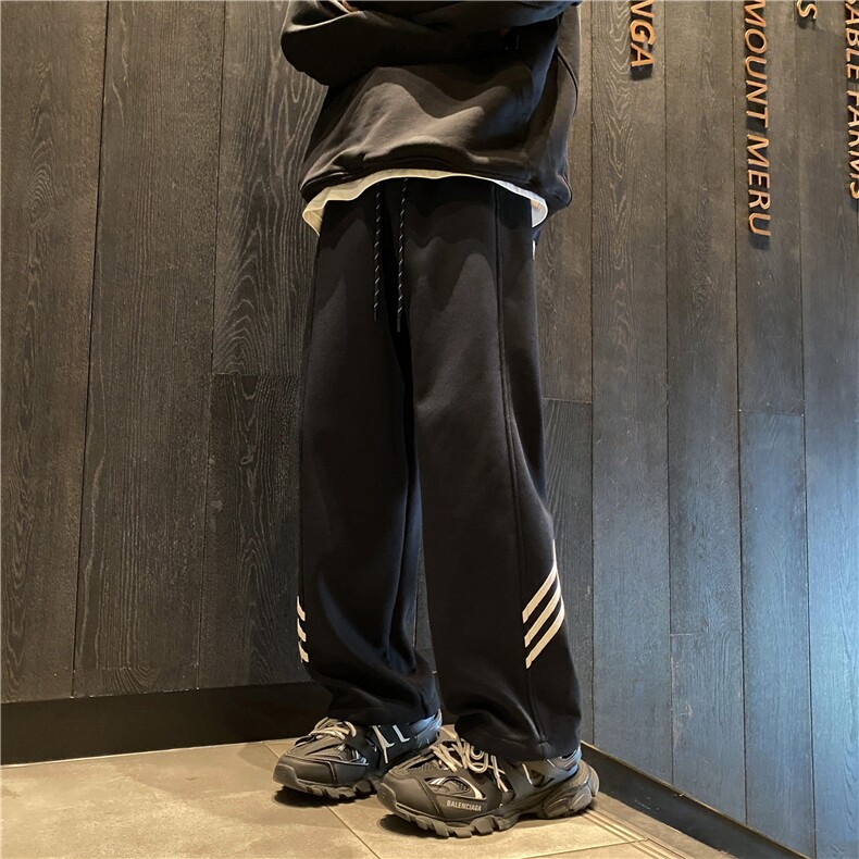 2024春季新款男生宽松休闲裤INS百搭运动卫裤B315-K23440-P45控58图片