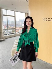 蝴蝶刺绣衬衣，其它，M&G