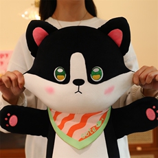 云酷毛绒玩具 猫猫长条抱枕
