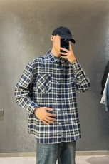 特P38无差价新款秋季百搭格子时尚长袖衬衫-HS2289非网图，男装衬衫，电商A003